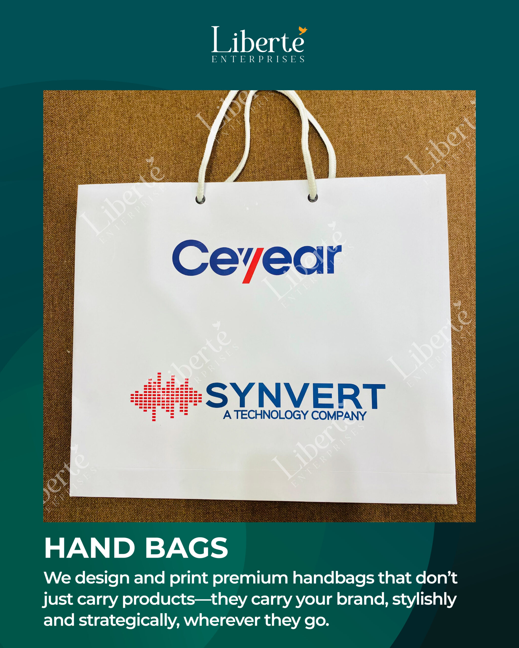 Shopping Bag Design and Print by Liberte Enterprises