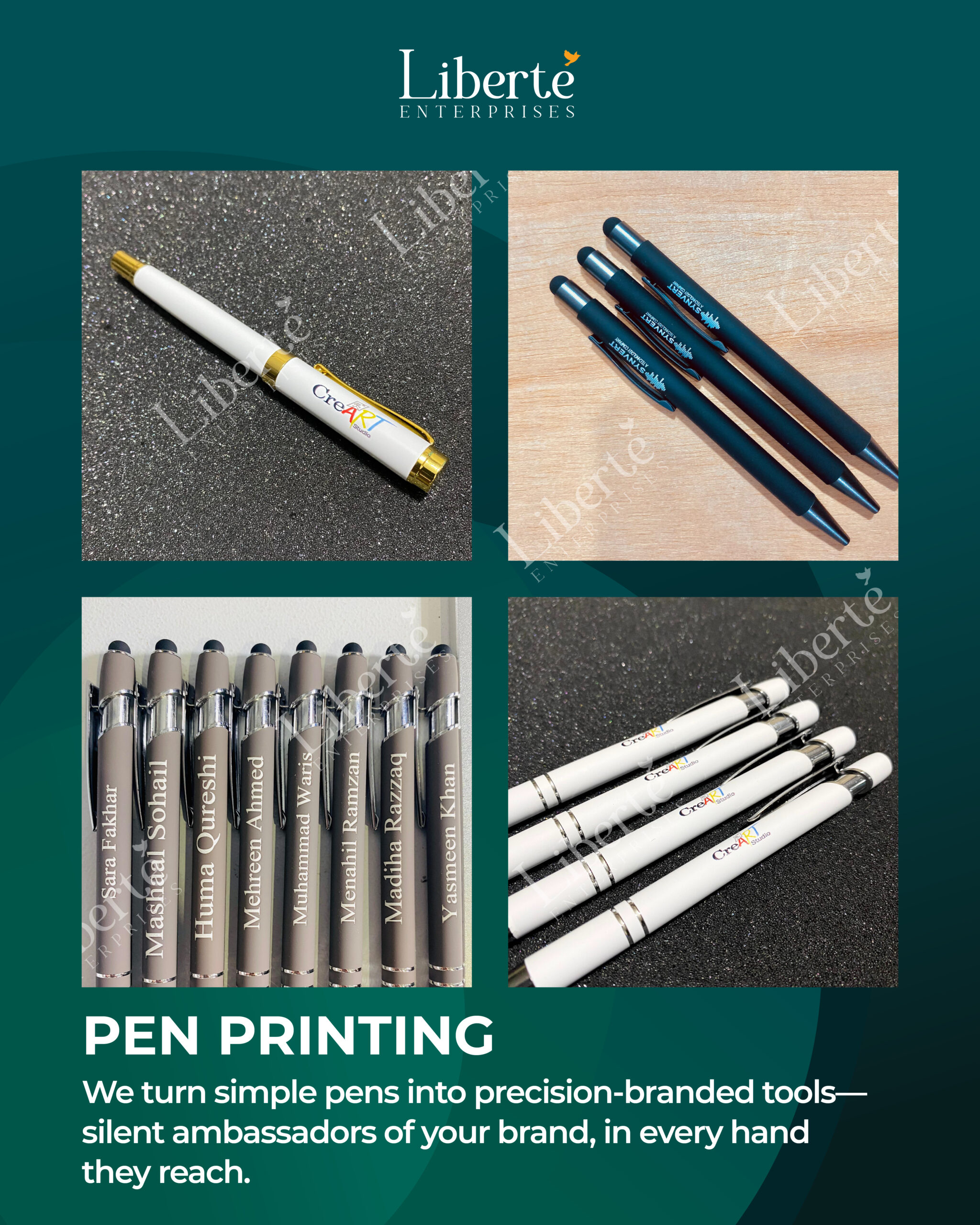 Customised Pen by Liberte Enterprises