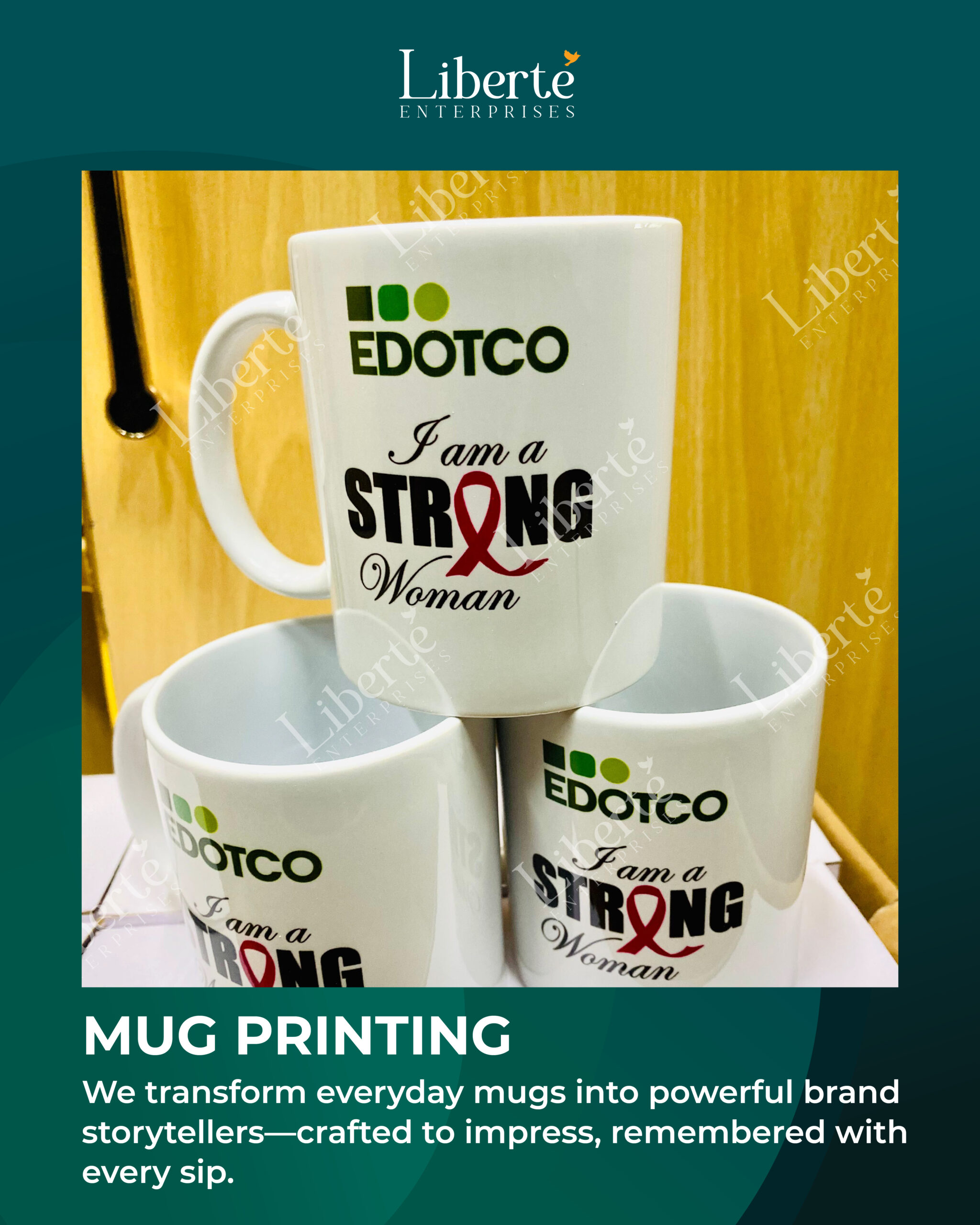 Customised Cup by Liberte Enterprises