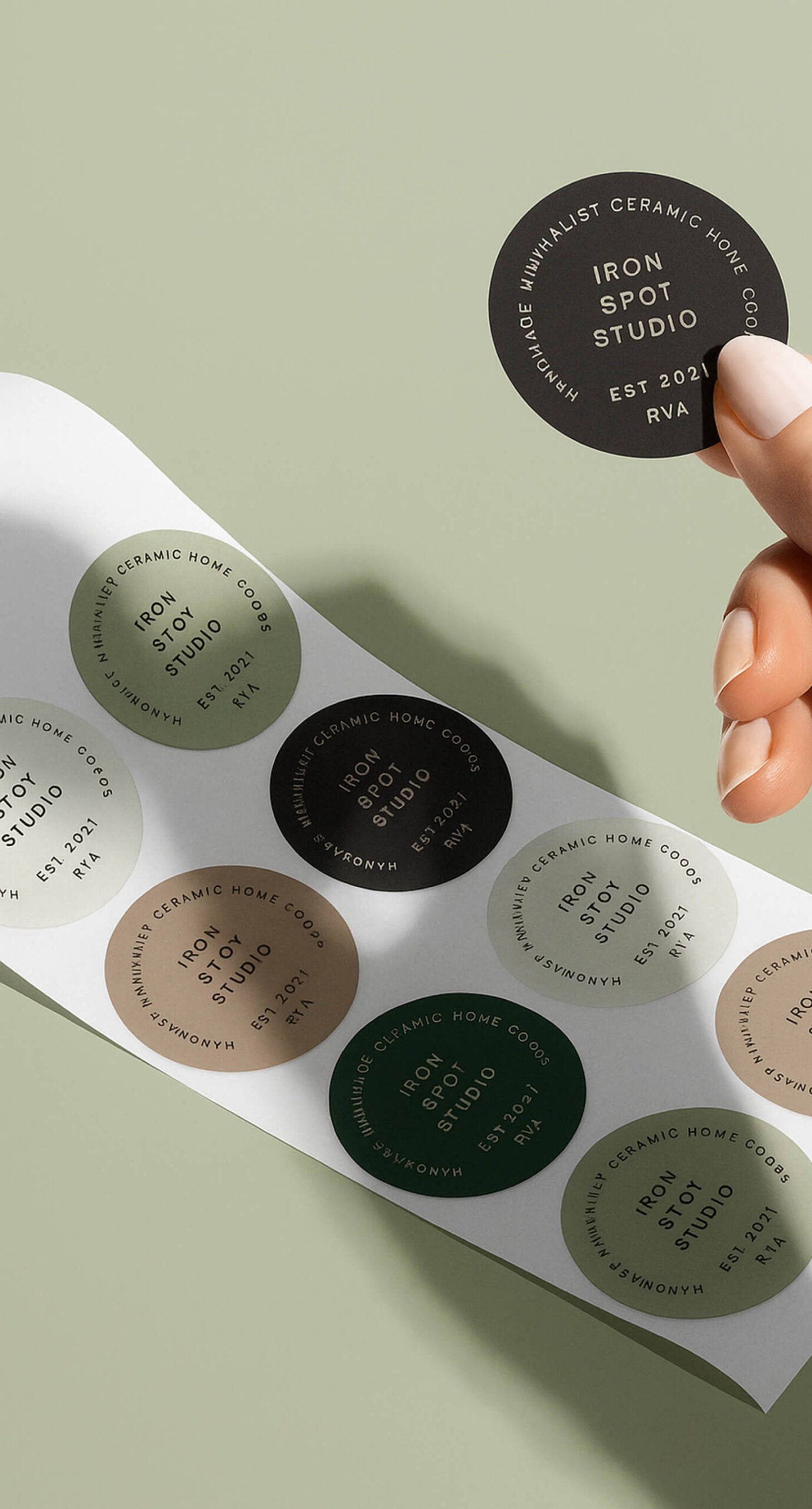 Printing and Designing of Round Labels by Liberte Enterprises